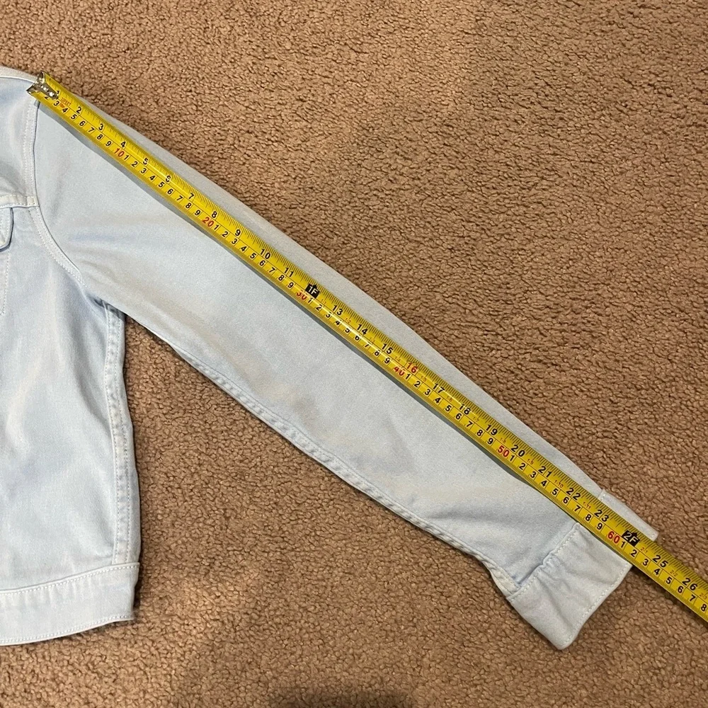 MICHAEL KORS Women's Sky Blue Denim Tucker Jacket-Light Wash